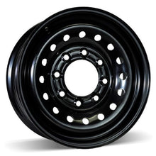 Load image into Gallery viewer, X43689 - RSSW Steel Wheel 16X6.5 8X165.1 ET 28mm Bore 117mm Black - RSSW Wheels Canada