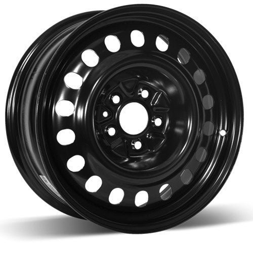 X43756 - RSSW Steel Wheel 17X7 5X114.3 ET 39mm Bore 66.1mm Black - RSSW Wheels Canada