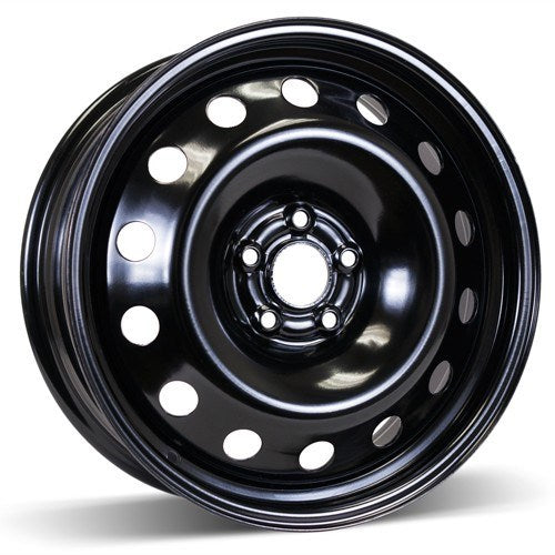 X43757 - RSSW Steel Wheel 17X6.5 5X105 ET 39mm Bore 56.6mm Black - RSSW Wheels Canada