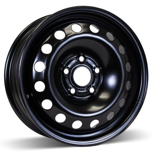X43758 - RSSW Steel Wheel 17X7 5X108 ET 52mm Bore 63.4mm Black - RSSW Wheels Canada