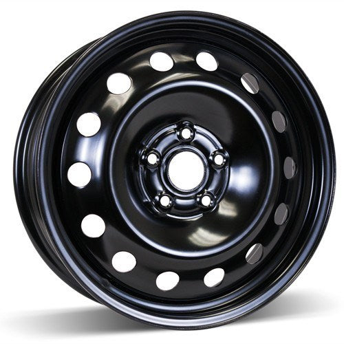 X43759 - RSSW Steel Wheel 17X6.5 5X112 ET 50mm Bore 66.6mm Black - RSSW Wheels Canada