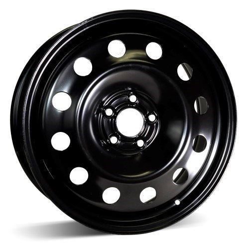 X43858 - RSSW Steel Wheel 18X7 5X108 ET 52mm Bore 63.4mm Black - RSSW Wheels Canada