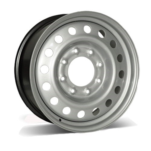 X43886 - RSSW Steel Wheel 18X7.5 8X180 ET 40mm Bore 124mm Silver - RSSW Wheels Canada