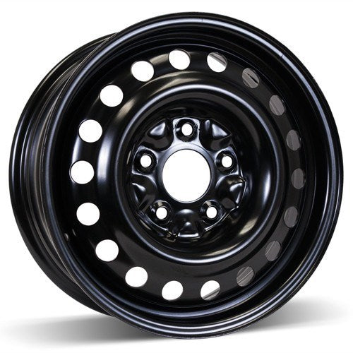 X44653 - RSSW Steel Wheel 16X6.5 5X127 ET 40mm Bore 71.5mm Black - RSSW Wheels Canada