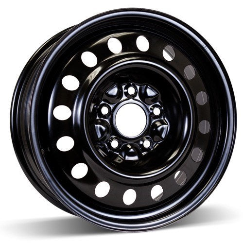 X44753 - RSSW Steel Wheel 17X6.5 5X127 ET 40mm Bore 71.5mm Black - RSSW Wheels Canada