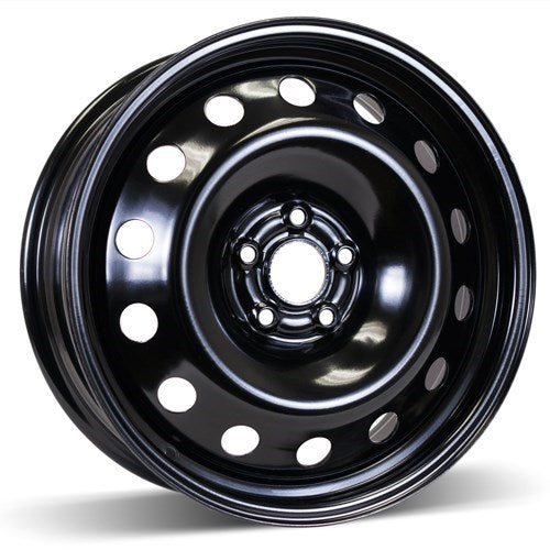 X44857 - RSSW Steel Wheel 18X7 5X105 ET 39mm Bore 56.6mm Black - RSSW Wheels Canada
