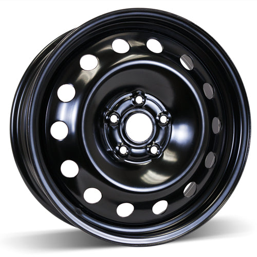 X44859 - RSSW Steel Wheel 18X6.5 5X112 ET 50MM Bore 57.1MM Black Steel Rim - RSSW Wheels Canada