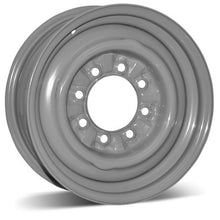 Load image into Gallery viewer, X45304 - RSSW Steel Wheel 16X6 8X165.1 ET 12mm Bore 124.9mm Silver - RSSW Wheels Canada