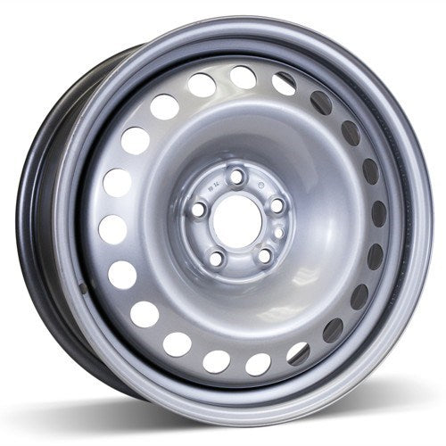 X45651 - RSSW Steel Wheel 16X6 5X98 ET 36mm Bore 58.1mm Silver - RSSW Wheels Canada