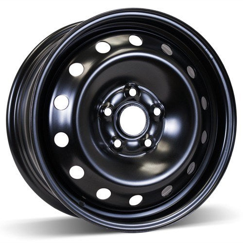 X45659 - RSSW Steel Wheel 16X7 5X112 ET 47mm Bore 66.6mm Black - RSSW Wheels Canada