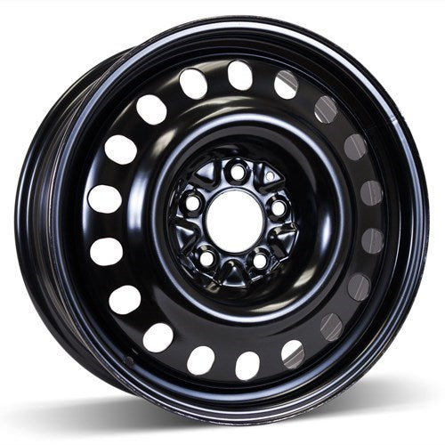 X47472 - RSSW Steel Wheel 17X6.5 5X114.3 ET 40mm Bore 71.5mm Black - RSSW Wheels Canada