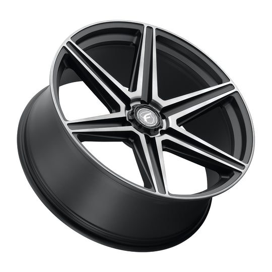 F01240089P25 - Forgestar X6 24X10 6X135 +25mm Satin Black Machined & Double Dark Tint - Forgestar Wheels Canada