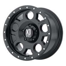 Charger l'image dans la galerie, XD12689068718 - XD126 Enduro Pro 18X9 6X139.7  18mm Satin Black With Reinforcing Ring - XD Wheels Canada