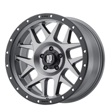 Load image into Gallery viewer, XD12729088400 - XD127 Bully 20X9 8X180  0mm Matte Gray Black Ring - XD Wheels Canada