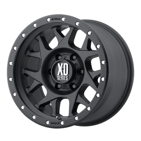 XD12789058718 - XD127 Bully 18X9 5X150  18mm Satin Black With Reinforcing Ring - XD Wheels Canada