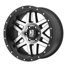 Load image into Gallery viewer, XD12829068500 - XD128 Machete 20X9 6X139.7  0mm Machined Face Black Ring - XD Wheels Canada