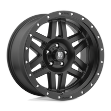 Load image into Gallery viewer, XD12829068700 - XD128 Machete 20X9 6X139.7  0mm Satin Black With Reinforcing Ring - XD Wheels Canada