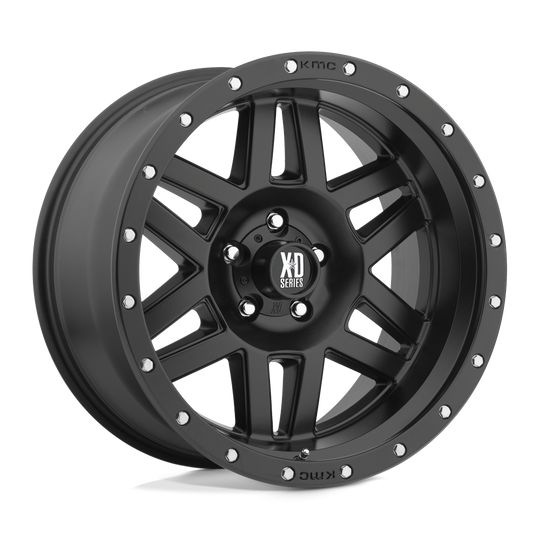 XD12878550700 - XD128 Machete 17X8.5 5X127  0mm Satin Black With Reinforcing Ring - XD Wheels Canada