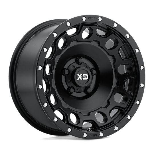 XD12979055712N - XD129 Holeshot 17X9 5X139.7 -12 mm Satin Black - XD Wheels Canada
