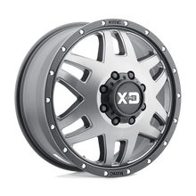 Charger l'image dans la galerie, XD130765894111 - XD130 Machete Dually 17X6.5 8X210  111mm Matte Gray Black Ring - XD Wheels Canada