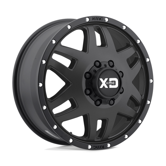 XD130275877152N - XD130 Machete Dually 20X7.5 8X170 -152 mm Satin Black With Reinforcing Ring - XD Wheels Canada
