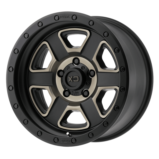 XD13379080912N - XD133 Fusion Off-Road 17X9 8X165.1 -12 mm Satin Black Machined With Dark Tint Clear Coat - XD Wheels Canada