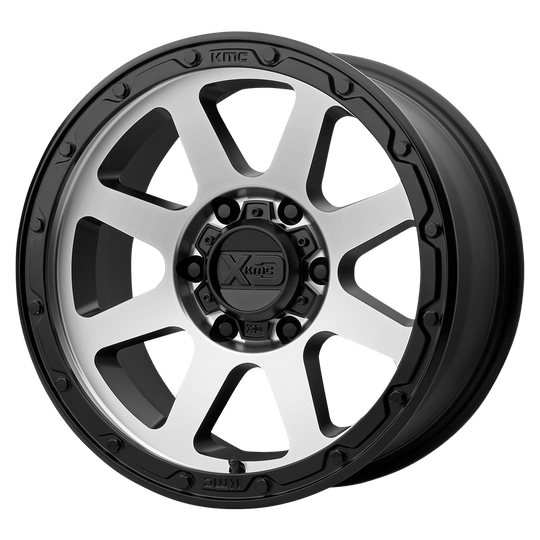 XD13478587500 - XD134 Addict 17X8.5 8X170  0mm Matte Black Machined Face - XD Wheels Canada