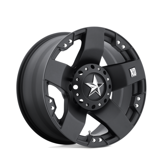 XD77522900312 - XD775 Rockstar 22X9.5 BLANK  12mm Matte Black - XD Wheels Canada