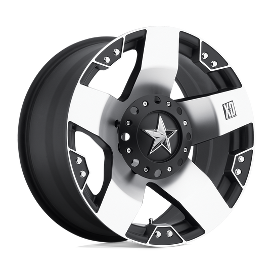 XD77528500510 - XD775 Rockstar 20X8.5 BLANK  10mm Machined Face With Matte Black Windows - XD Wheels Canada