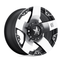 Load image into Gallery viewer, XD77579000512N - XD775 Rockstar 17X9 BLANK -12 mm Machined Face With Matte Black Windows - XD Wheels Canada