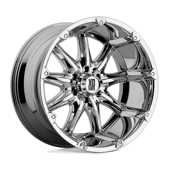 XD77922955218 - XD779 Badlands 22X9.5 5X139.7  18mm Chrome - XD Wheels Canada