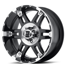 Load image into Gallery viewer, XD79788550318 - XD797 Spy 18X8.5 5X127  18mm Gloss Black Machined - XD Wheels Canada