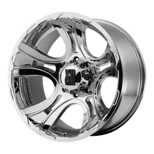 Load image into Gallery viewer, XD80179050200 - XD801 Crank 17X9 5X127  0mm Chrome - XD Wheels Canada