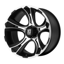 Charger l'image dans la galerie, XD80179068500 - XD801 Crank 17X9 6X139.7  0mm Matte Black Machined - XD Wheels Canada
