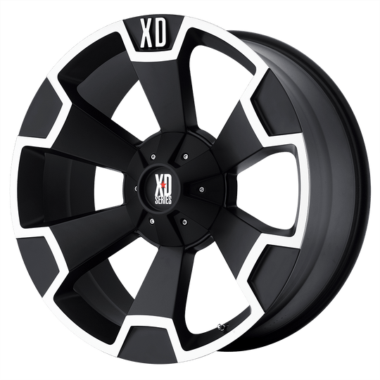 XD80329086735 - XD803 Thump 20X9 5X139.7 5X150 35mm Matte Black Machined - XD Wheels Canada
