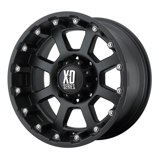XD80779063724N - XD807 Strike 17X9 6X135 -24 mm Matte Black - XD Wheels Canada