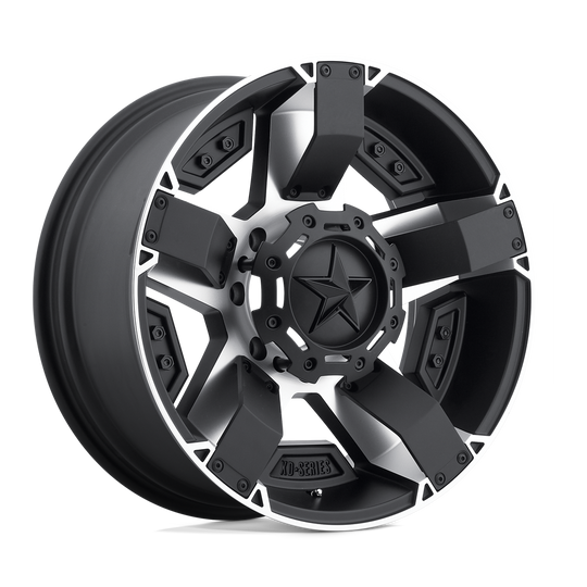 XD81178000535 - XD811 Rockstar 17X8 BLANK  35mm Matte Black Machined - XD Wheels Canada