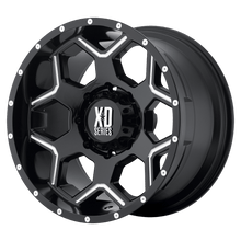 Load image into Gallery viewer, XD81229068318 - XD812 Crux 20X9 6X139.7  18mm Gloss Black Milled - XD Wheels Canada