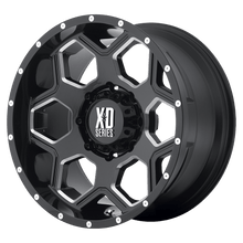 Load image into Gallery viewer, XD81379087318 - XD813 Batallion 17X9 8X170  18mm Gloss Black Milled - XD Wheels Canada