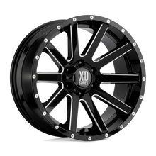 Charger l'image dans la galerie, XD81829058330 - XD818 Heist 20X9 5X150  30mm Gloss Black Milled - XD Wheels Canada