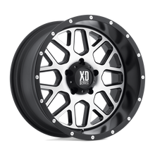 Load image into Gallery viewer, XD82029068500 - XD820 Grenade 20X9 6X139.7  0mm Satin Black Machined Face - XD Wheels Canada