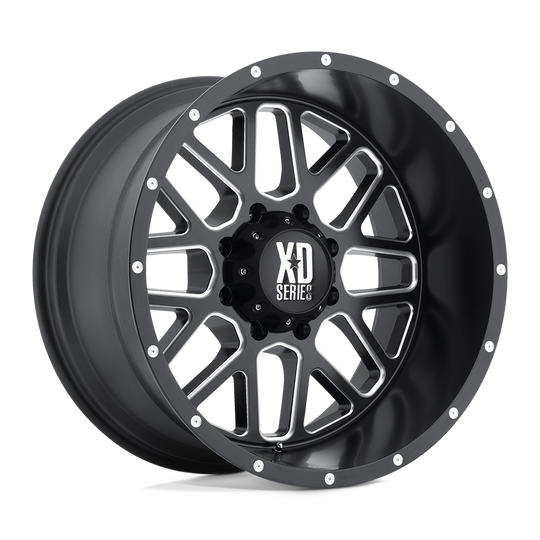 XD82021087924N - XD820 Grenade 20X10 8X170 -24 mm Satin Black Milled - XD Wheels Canada