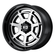 Charger l'image dans la galerie, XD82422050518N - XD824 Bones 22X10 5X127 -18 mm Gloss Black Machined Face - XD Wheels Canada