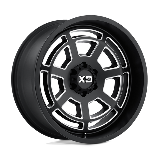 XD82429088900 - XD824 Bones 20X9 8X180  0mm Satin Black Milled - XD Wheels Canada