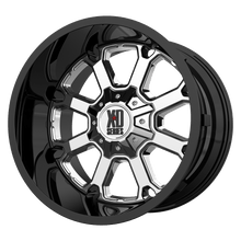 Load image into Gallery viewer, XD82521035924N - XD XD825 Buck 20X10 5X139.7 / 5X127 -24mm Pvd Center Gloss Black Lip - XD Wheels Canada