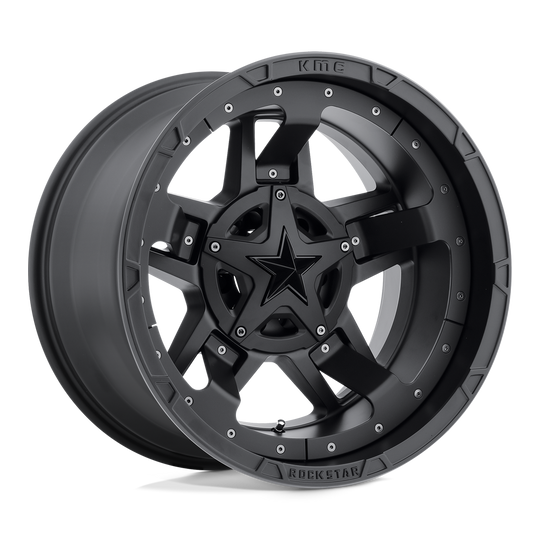 XD82779000712N - XD827 Rockstar 17X9 BLANK -12 mm Matte Black - XD Wheels Canada
