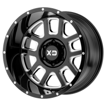 Load image into Gallery viewer, XD82829068312N - XD828 Delta 20X9 6X139.7 -12 mm Gloss Black Milled - XD Wheels Canada