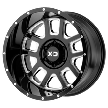 Load image into Gallery viewer, XD82822487376N - XD828 Delta 22X14 8X170 -76 mm Gloss Black Milled - XD Wheels Canada