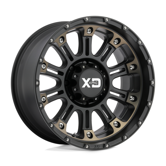 XD82922088918N - XD829 Hoss 22X10 8X180 -18 mm Satin Black Machined Dark Tint - XD Wheels Canada