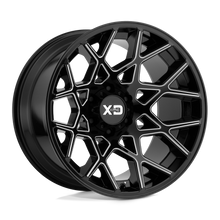 Load image into Gallery viewer, XD83121087324N - XD831 Chopstix 20X10 8X170 -24 mm Gloss Black Milled - XD Wheels Canada